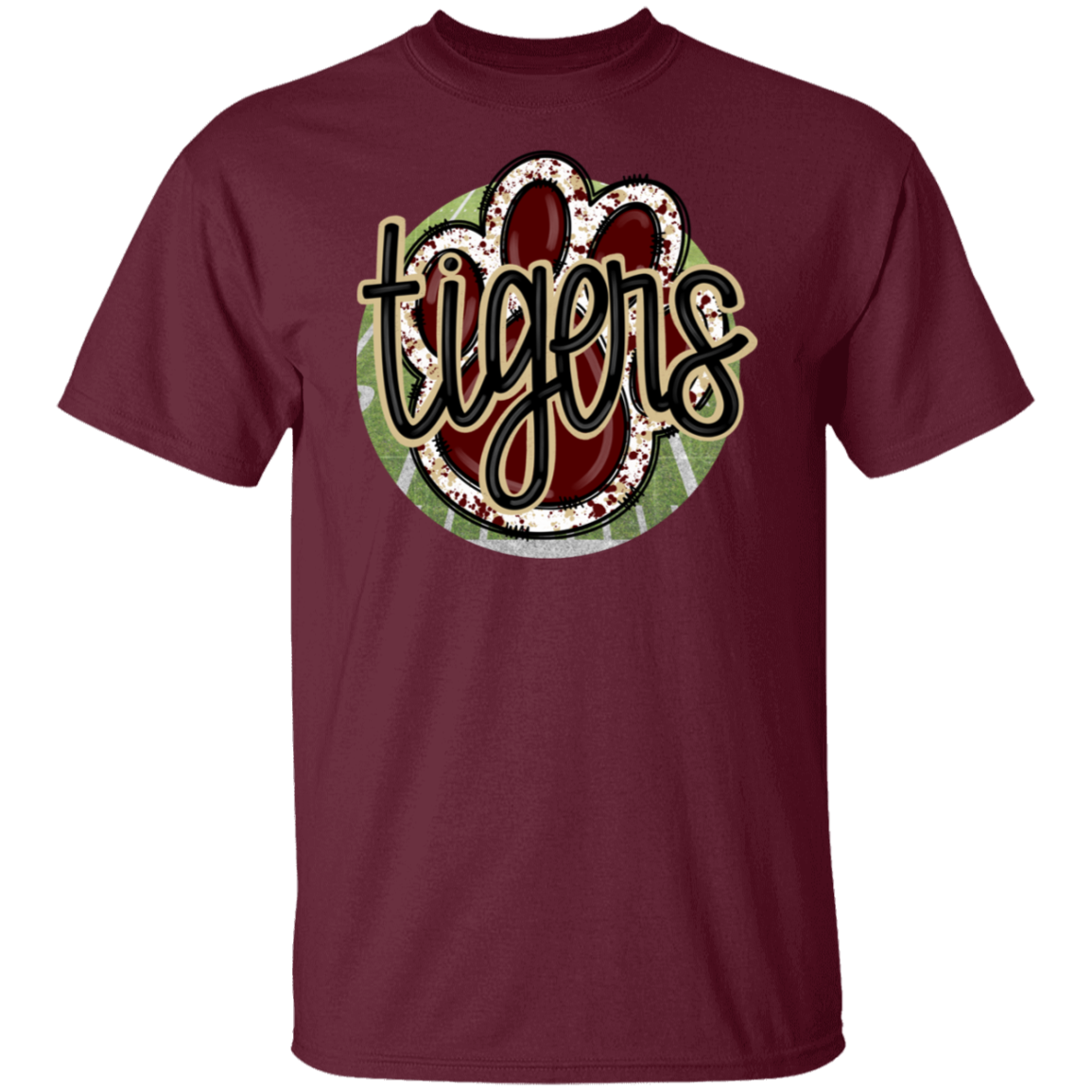 Tiger Paw School Spirit Tigers T-Shirt