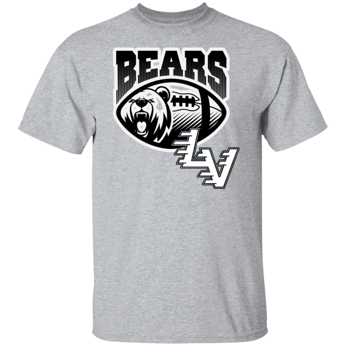 LV Football Bear Shirt Adult