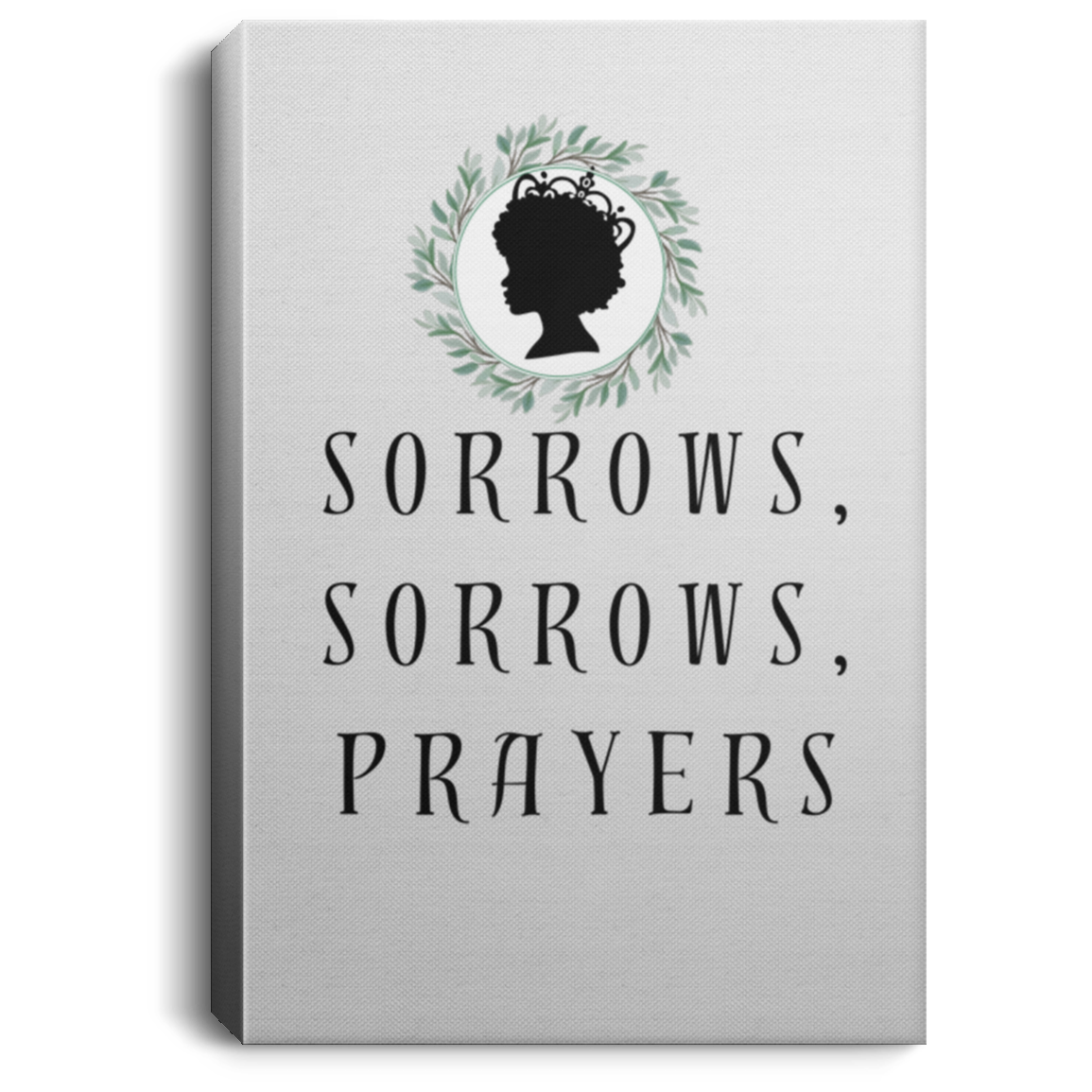 Sorrows Prayers Canvas