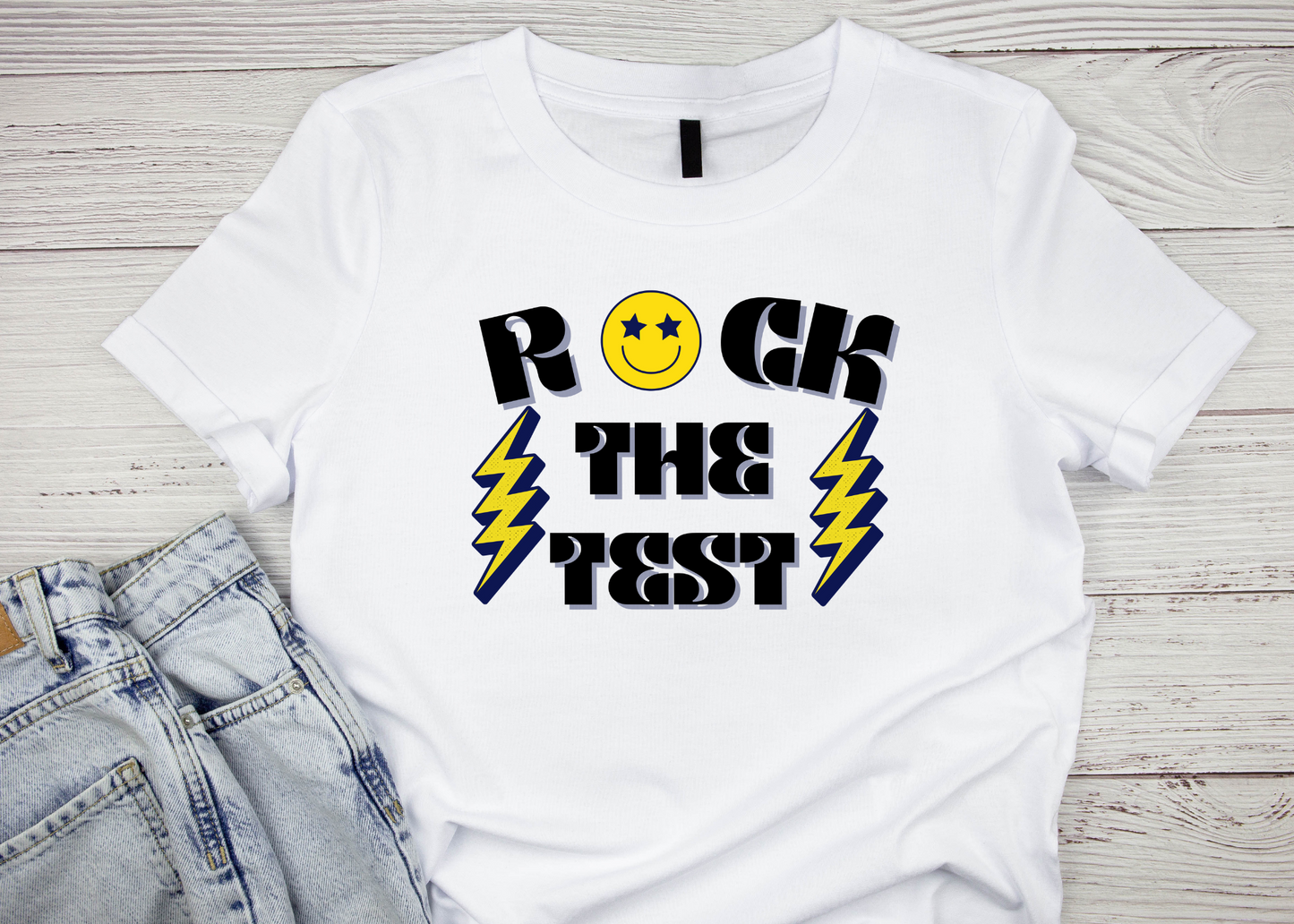 Rock This Test Shirt Women's Scoop Neck Shirt
